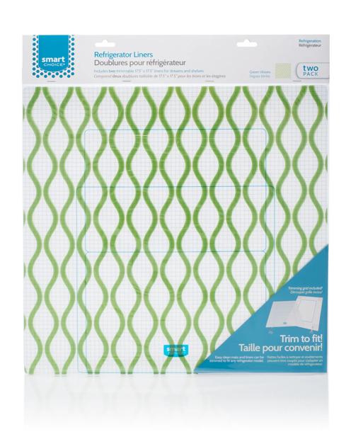 Cuves à couper aux mesures du réfrigérateur, vagues vertes, paquet de 2 Vert-5304495352