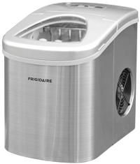 26-lb Compact Countertop Ice Maker – Stainless Steel