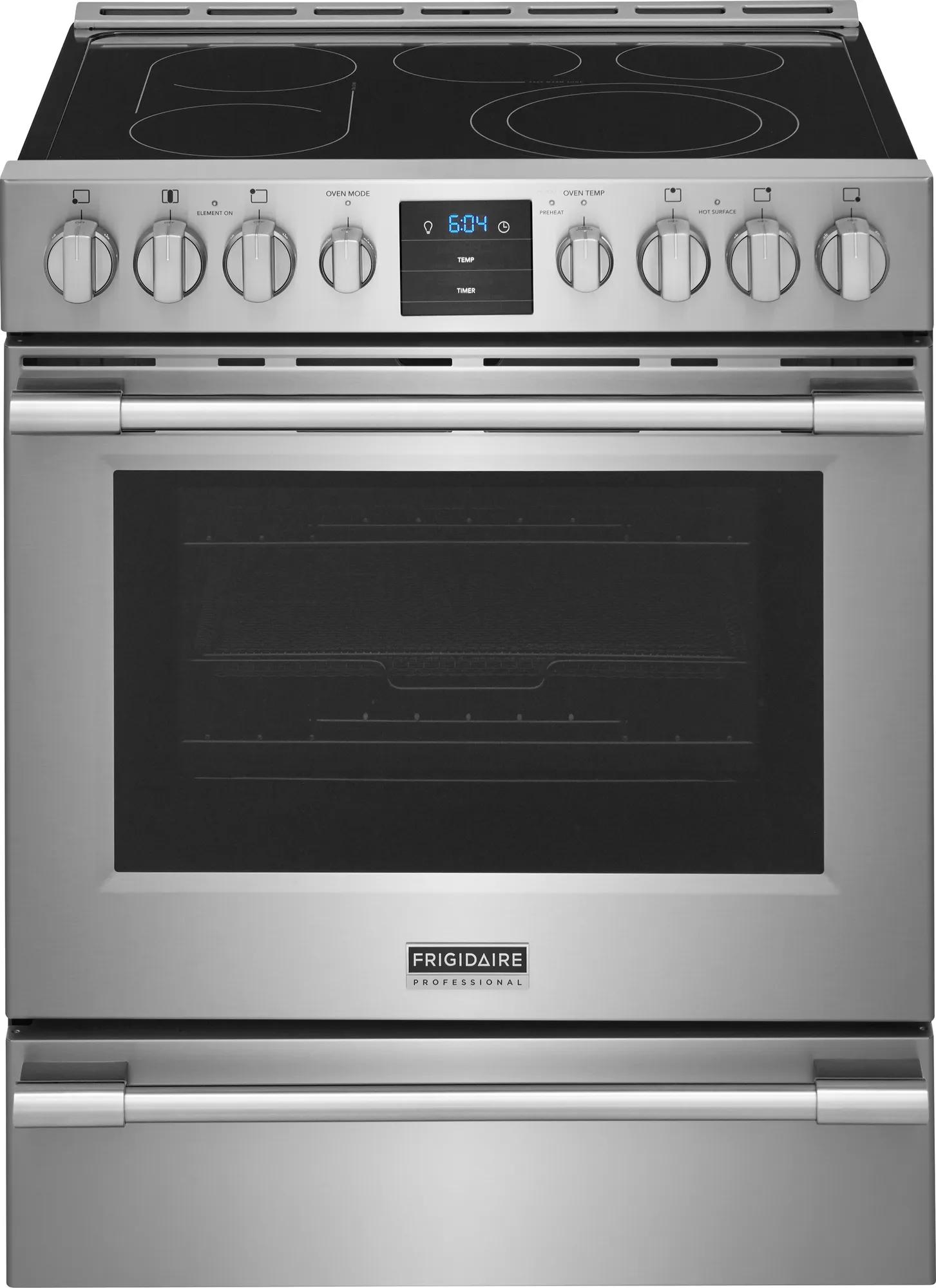 30" Front Control Electric Range with Air Fry