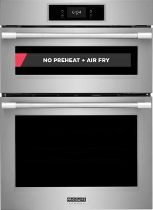 30" Electric Wall Oven and Microwave Combination with No Preheat + Air Fry