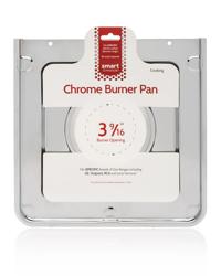 Square Chrome Burner Pan, Fits Specific