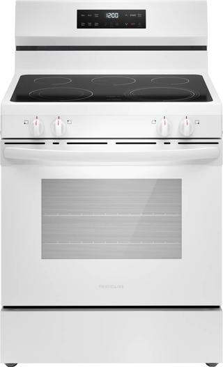 30" Electric Range with Steam Clean — White (FCRE3062AW)