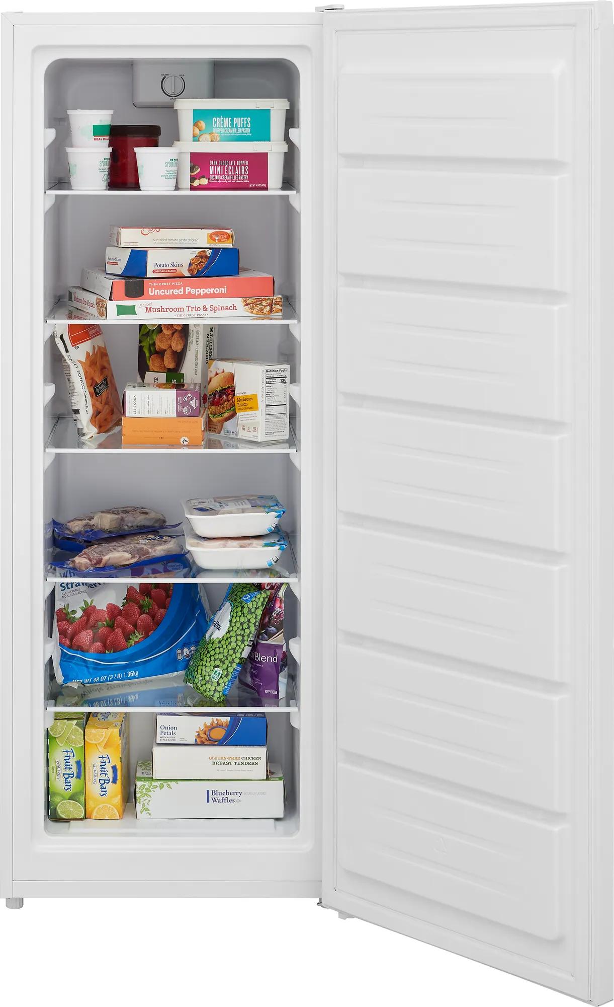 7 Cu. Ft. Garage Ready Upright Freezer White-FFUE0725AW | Frigidaire