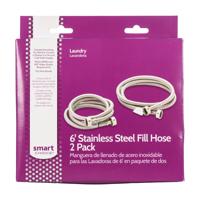 Braided Stainless Steel 6' Washer Fill Hoses