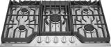 36" Gas Cooktop — Stainless Steel