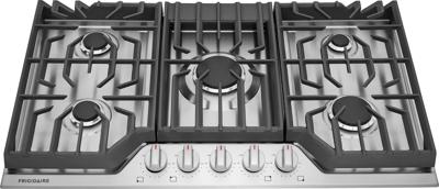 36" Gas Cooktop — Stainless Steel