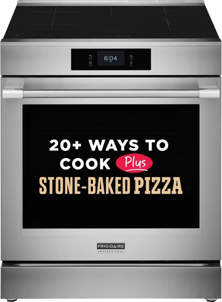 30" Induction Range with Stone-Baked Pizza - PCFI3085BF