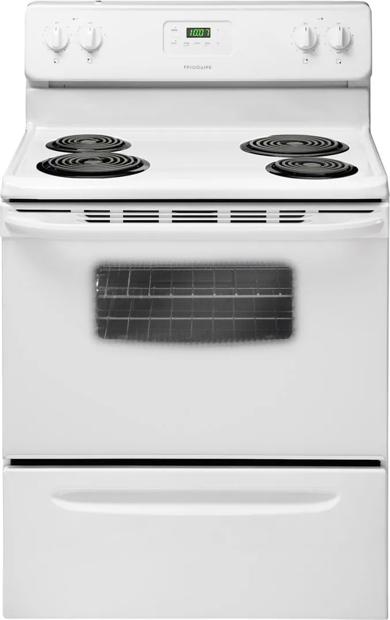 30" Freestanding Electric Range White-CFEF3007LW