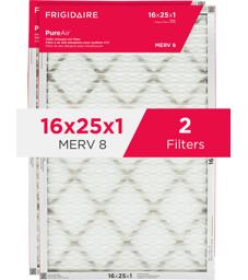 Frigidaire PureAir®   16'' x 25'' x 1'' MERV 8 Allergen Air Filter - 2 Pack