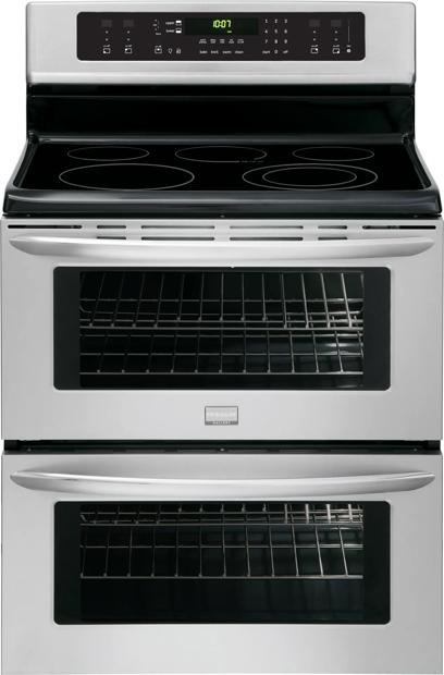 30" Freestanding Electric Double Oven Range Stainless Steel-CGEF302TNF