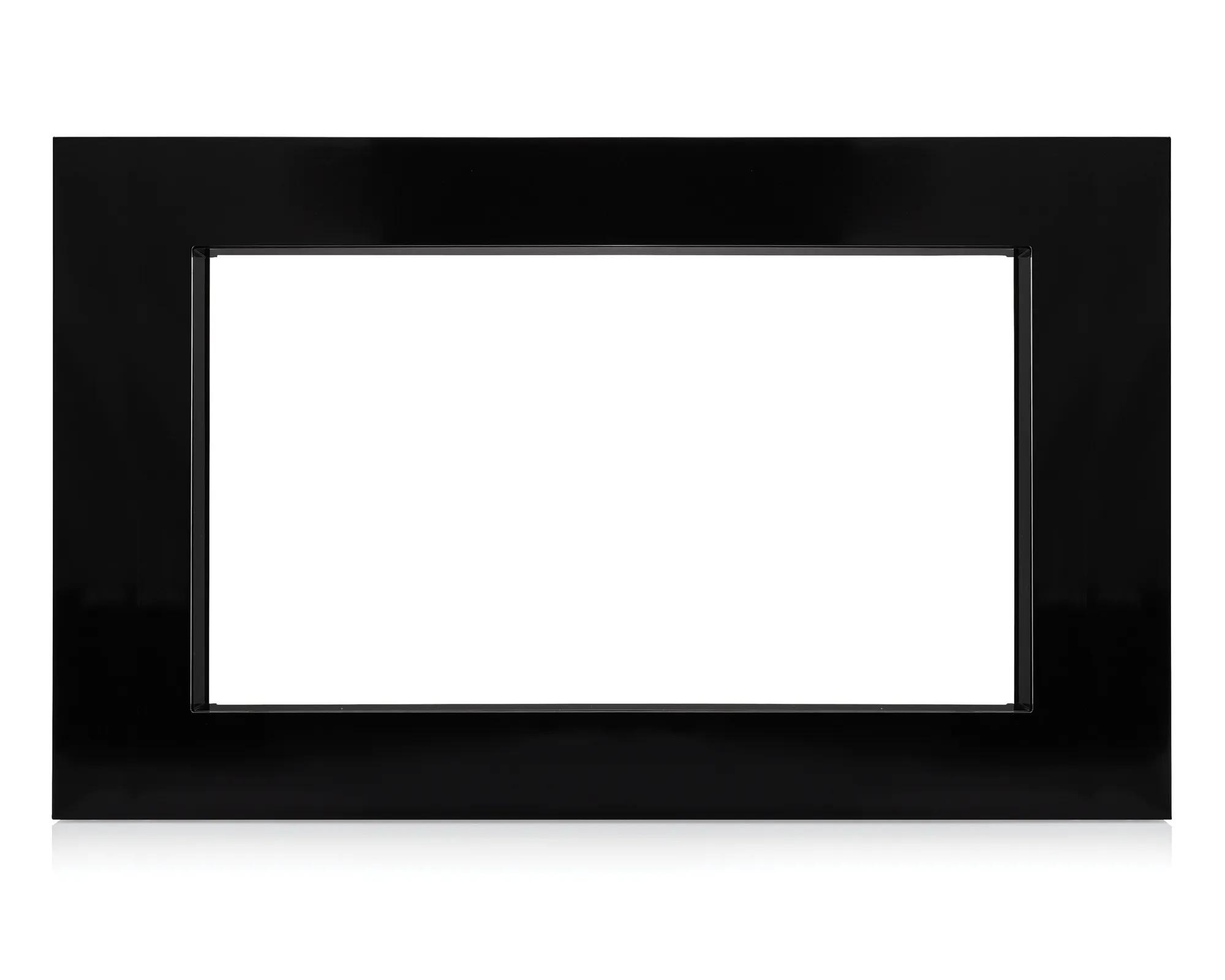 30" Black Microwave Trim Kit