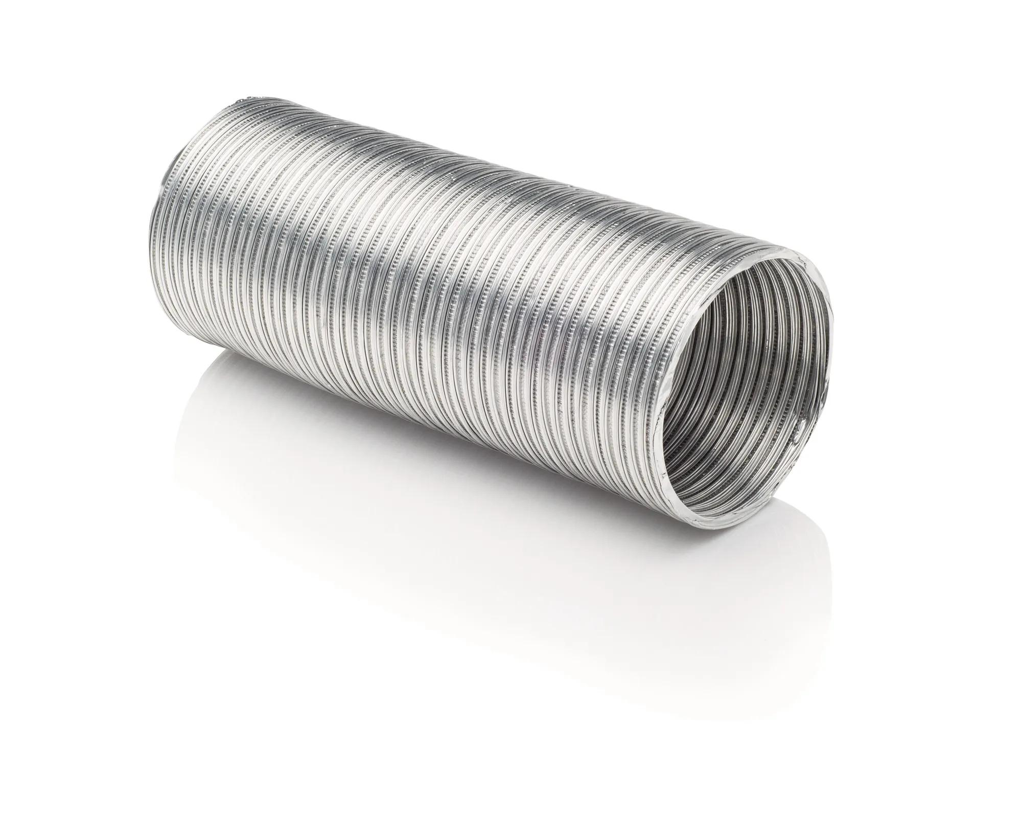 5' Long 4" Semi-Rigid Dryer Vent Pipe without Clamps