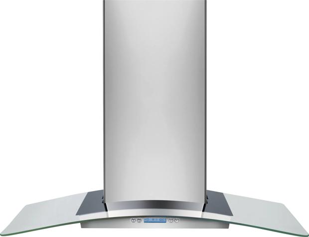 36" Glass and Stainless Canopy Wall-Mount Hood Stainless Steel-RH36WC60GS