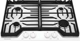 30" Gas Cooktop — White