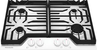 30" Gas Cooktop — White
