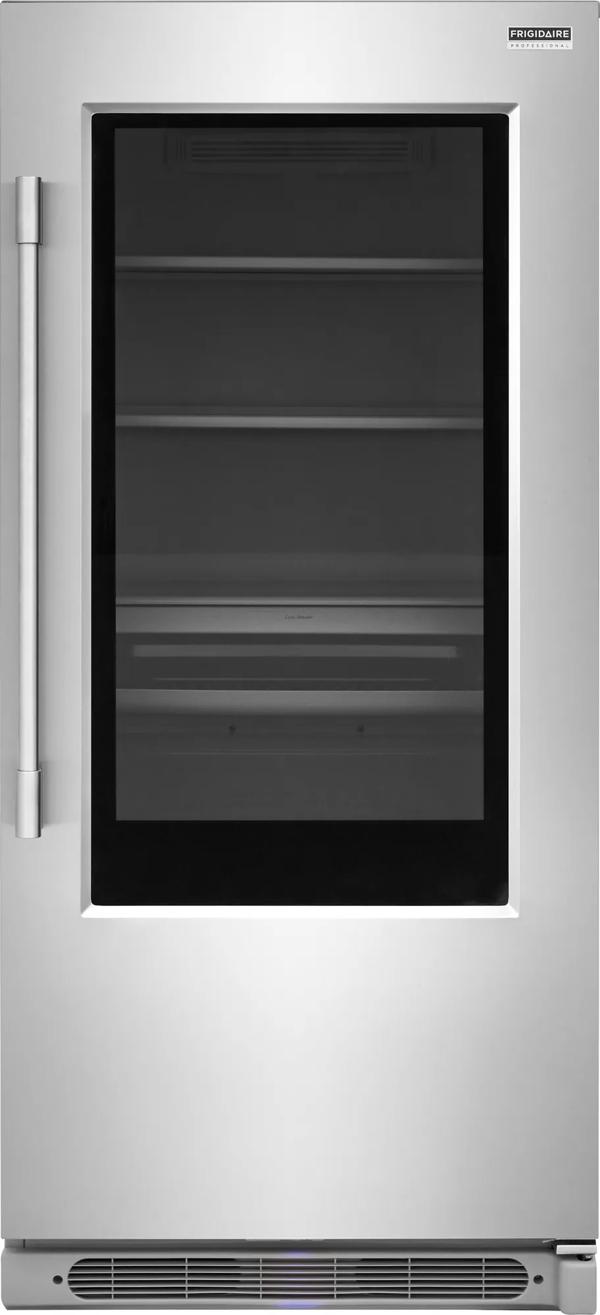 19 Cu. Ft. Glass Single-Door Refrigerator