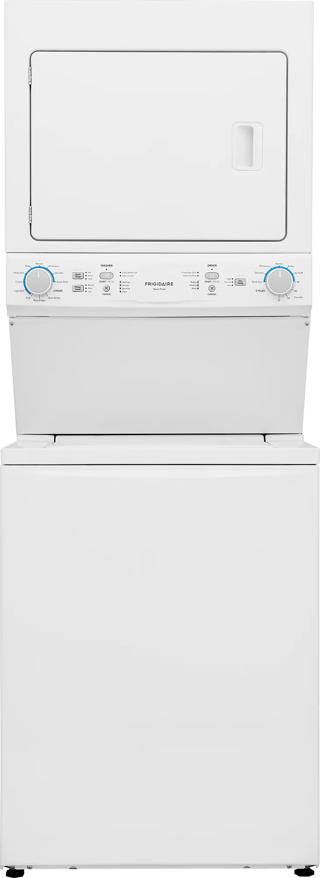 Electric Long Vent Stacked Laundry Center - 3.9 Cu. Ft Washer and 5.5 Cu. Ft. Dryer