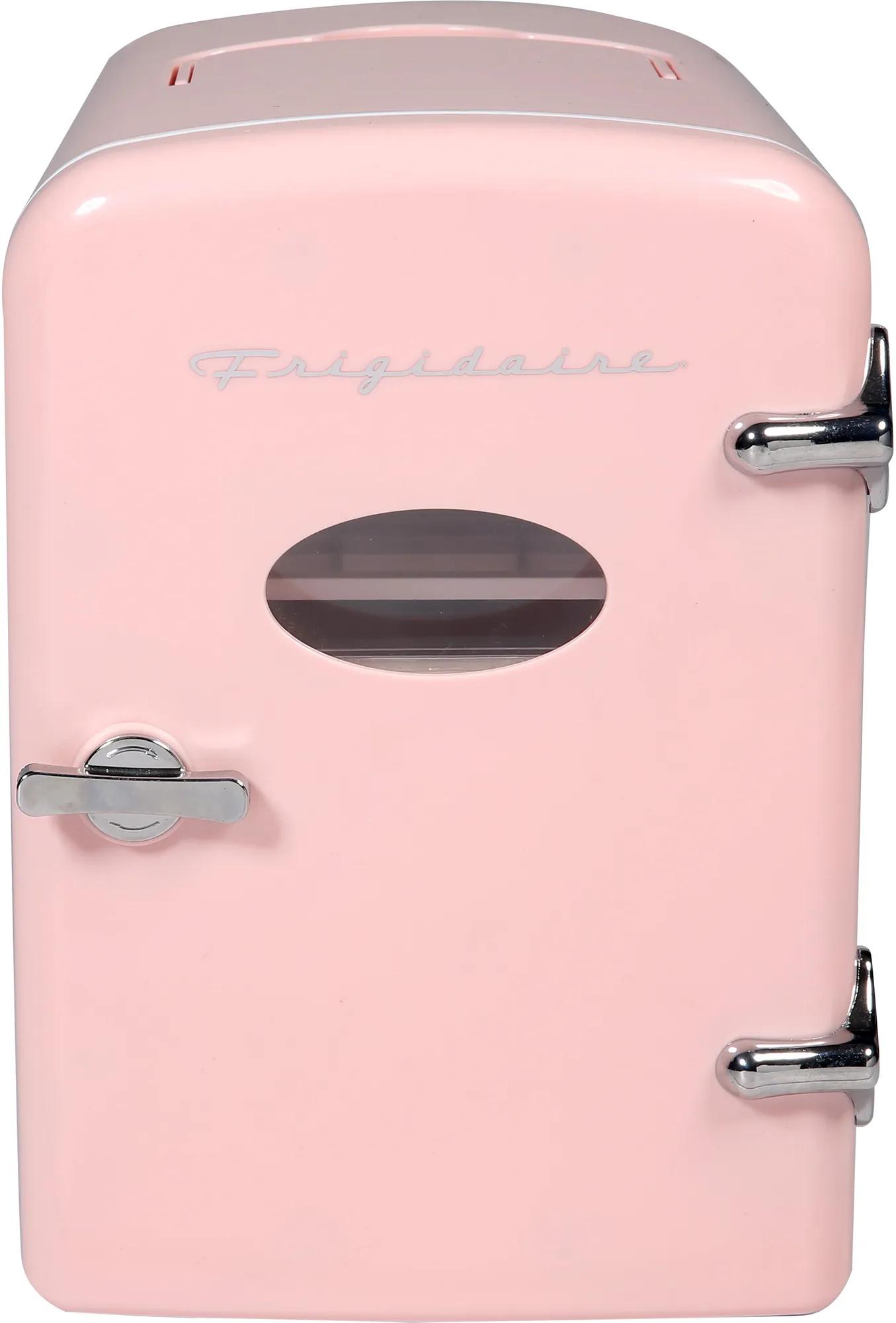 9-Can Retro Mini Fridge Cooler – Pink