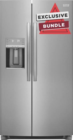 22 Cu. Ft. 36" Counter Depth Side by Side Refrigerator with Free Additional Filter Kit