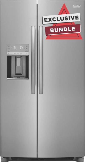 22 Cu. Ft. 36" Counter Depth Side by Side Refrigerator with Free Additional Filter Kit - GRSC2352AF-C1