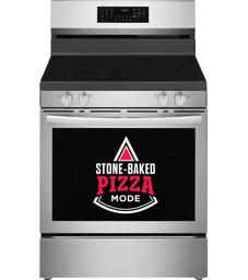 Frigidaire Gallery 30'' Rear Control Electric Range with Stone-Baked Pizza