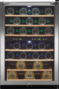 38 Bottle Two-Zone Wine Cooler