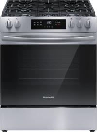 30" Gas Range with Steam Clean
