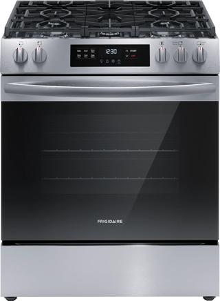 30" Gas Range with Steam Clean
