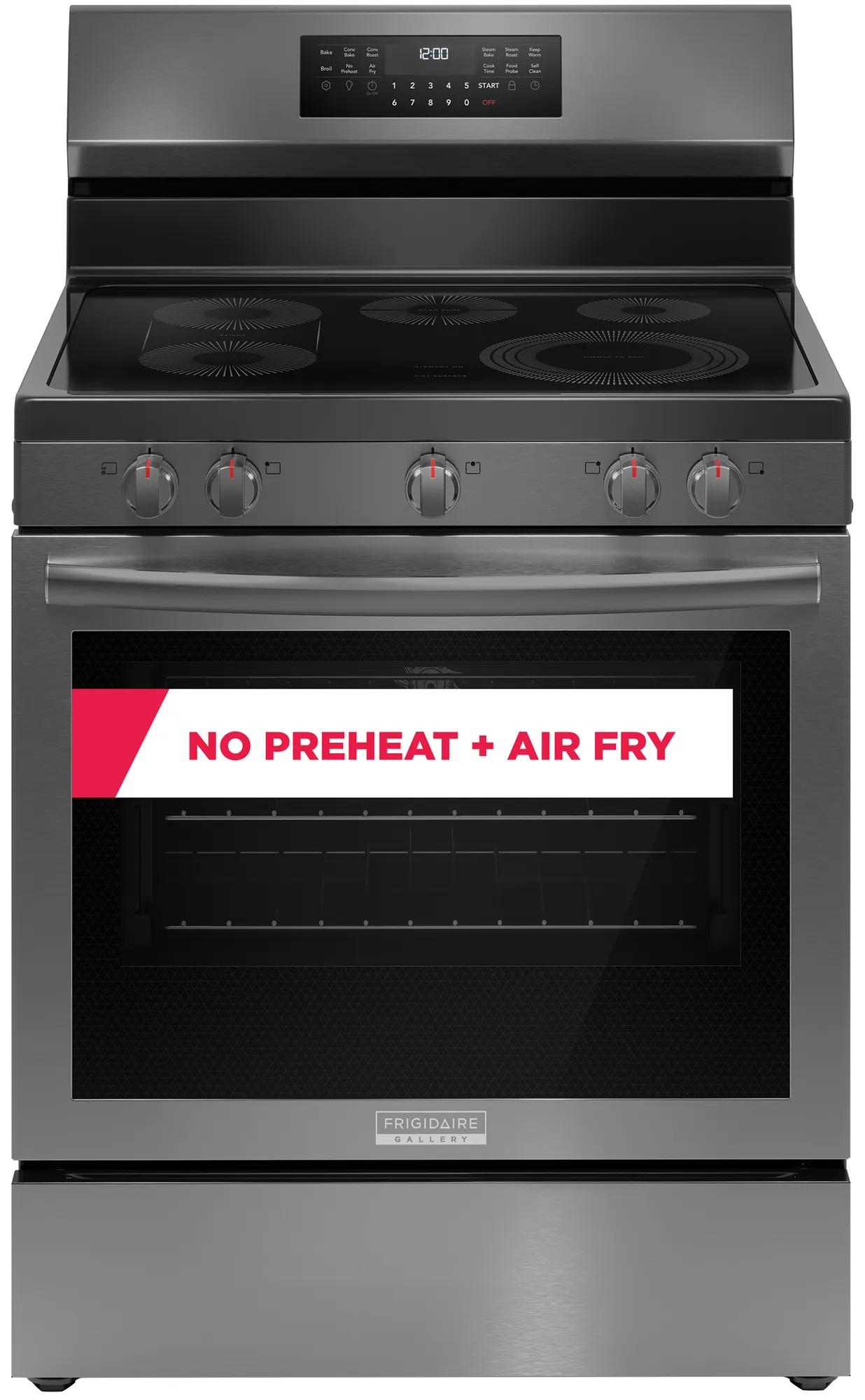 30" Electric Range with No Preheat + Air Fry