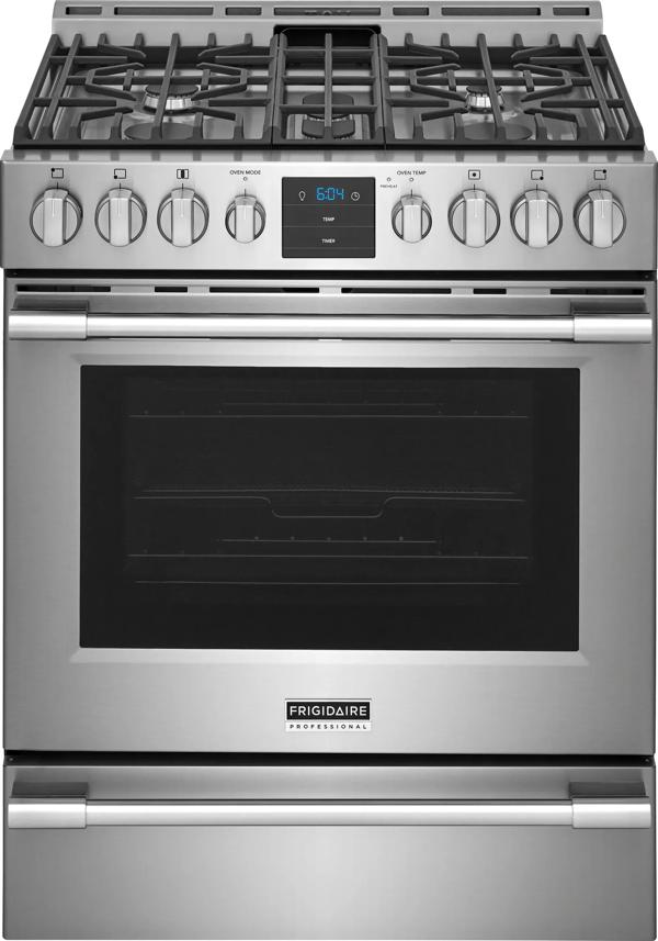 30" Front Control Gas Range with Air Fry