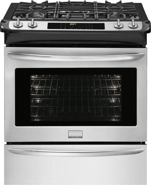 30" Slide-In Dual-Fuel Range Stainless Steel-CGDS3065PF