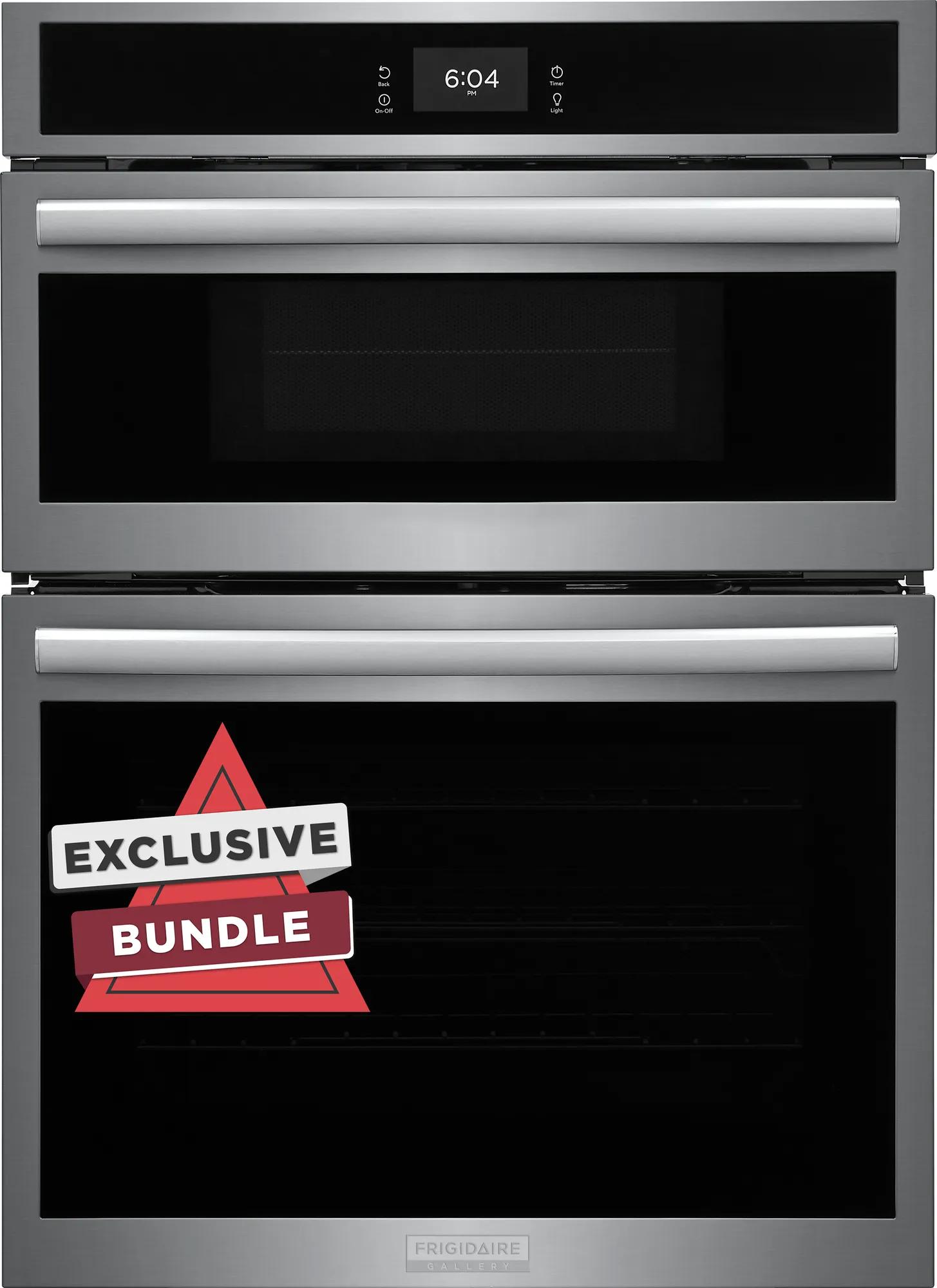 30" Electric Wall Oven and Microwave Combination with 15+ Ways To Cook, Includes Free Air Fry Tray