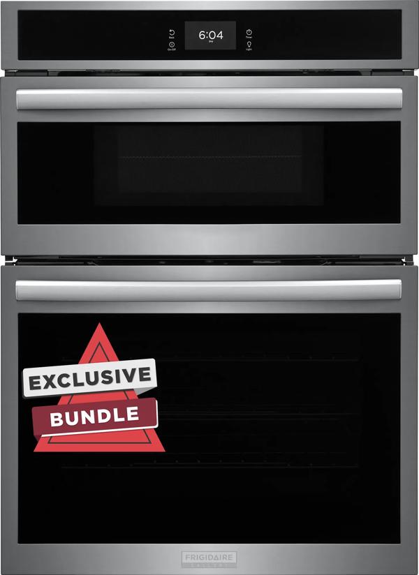 30" Electric Wall Oven and Microwave Combination with 15+ Ways To Cook, Includes Free Air Fry Tray