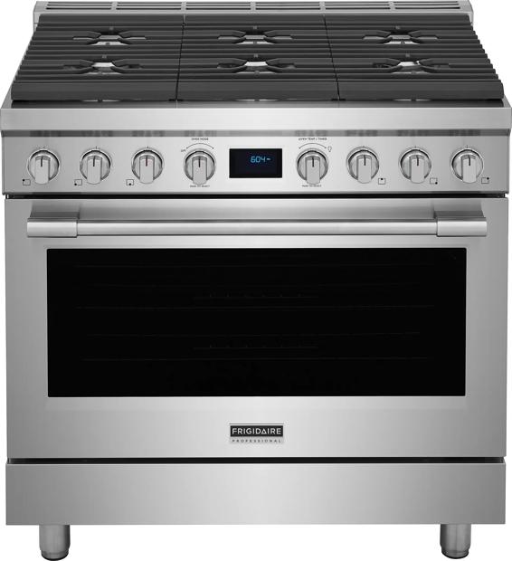 Frigidaire Professional 36'' Dual-Fuel Freestanding Range