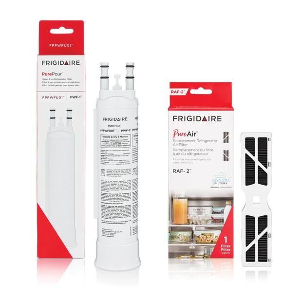 Trousse combinée de filtre à eau PurePour® PWF-1 (FPPWFU01) et de filtre à air PureAir® RAF-2 (FRGPAAF2)   Blanc-FRIGCOMBO6