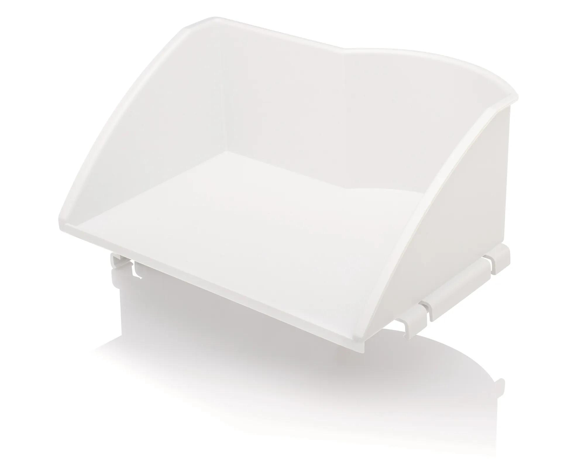 White Ice Cream Shelf