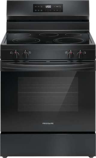 30" Electric Range with Steam Clean — Black (FCRE3062AB)