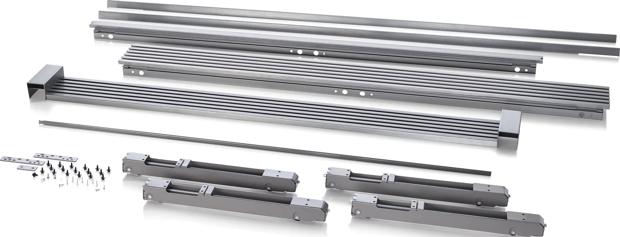 79" Louvered or 75" Collar Stainless Steel Trim Kit Stainless Steel-TRIMKITEZ2