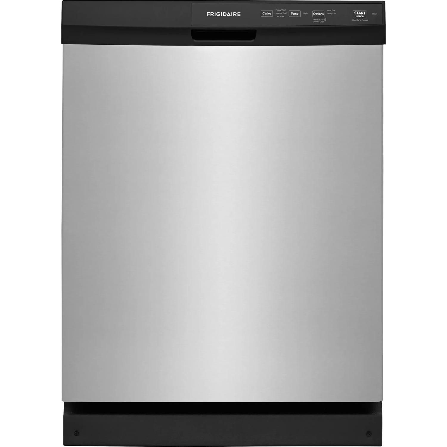 24 Inch Dishwasher  Grey Plast Tub, Slim Console, 60 dBA, 3 Wash Cycles, 5 Wash Levels, Grey PVC Racks, 2-4-6 hr Delay