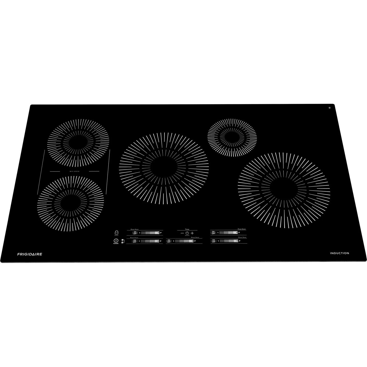 Frigidaire 5 Induction Burners and bridge Induction Cooktop