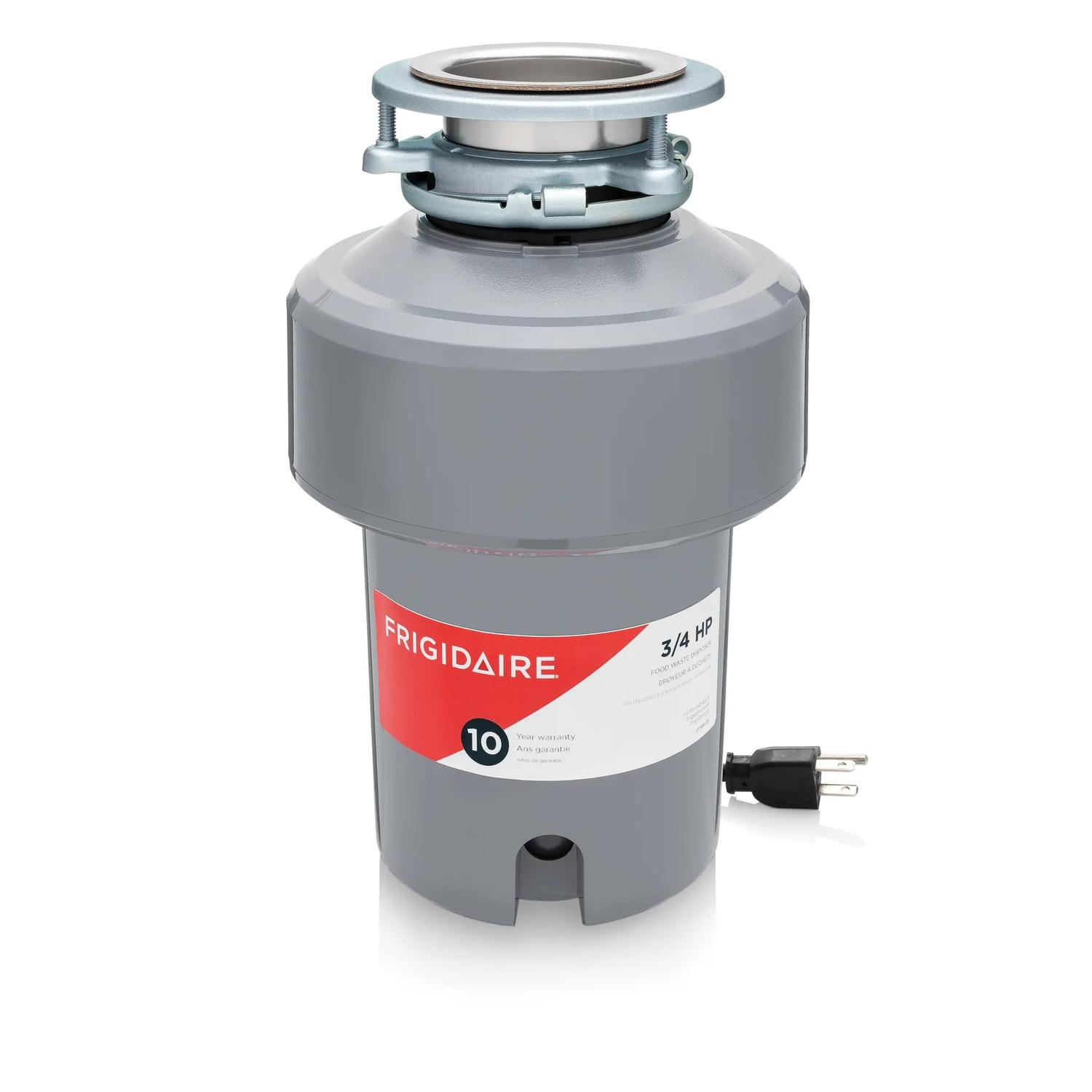 Frigidaire - 3/4HP Corded Garbage Disposal - Gray