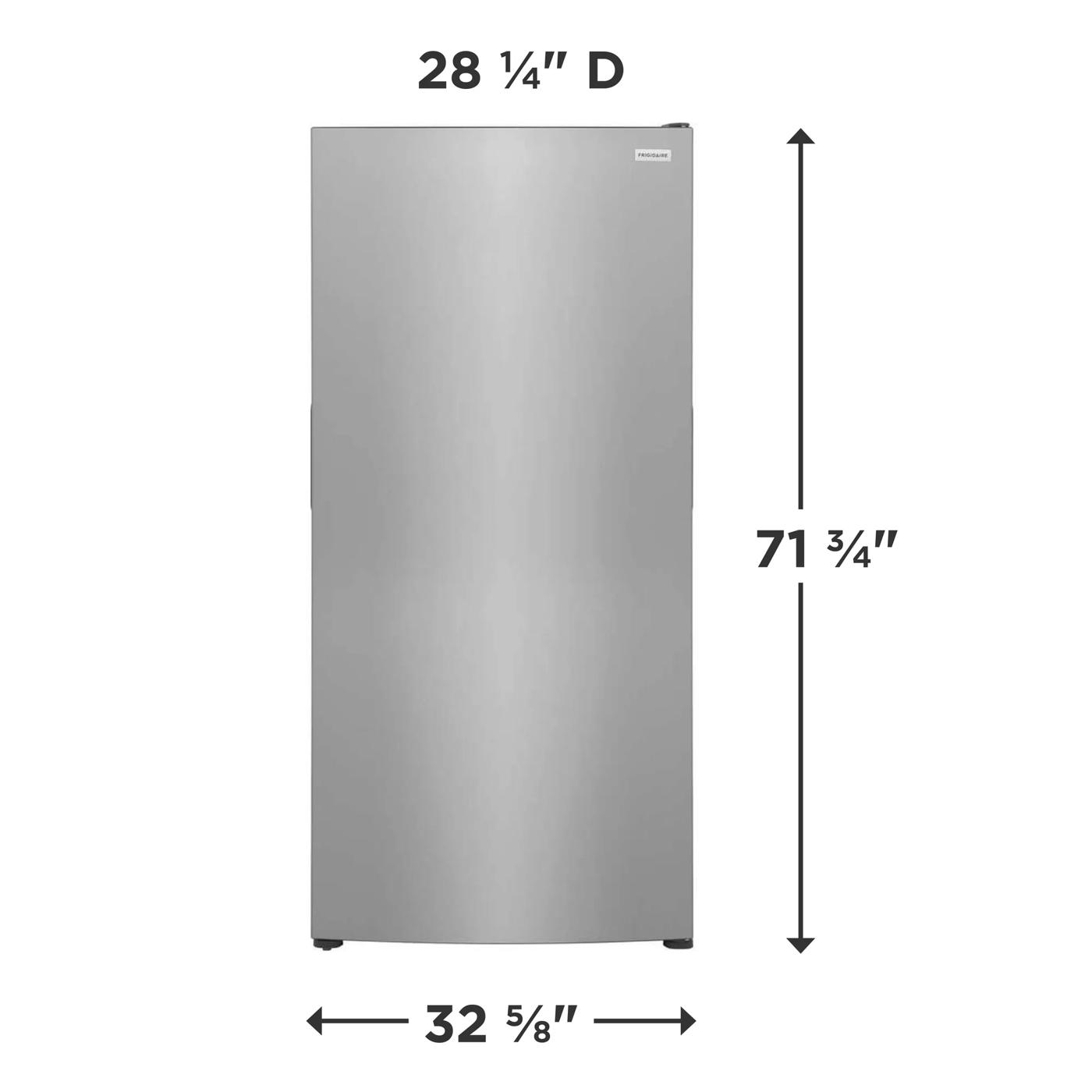 20 Cu. Ft. Garage Ready Upright Freezer Stainless Steel-FFUE2022AF