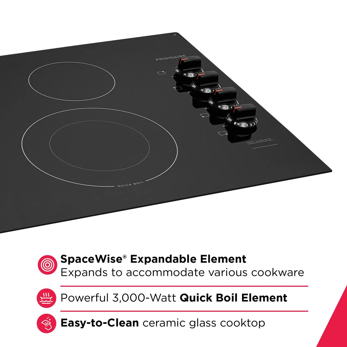 30" Electric Cooktop Stainless Steel-FFEC3025US