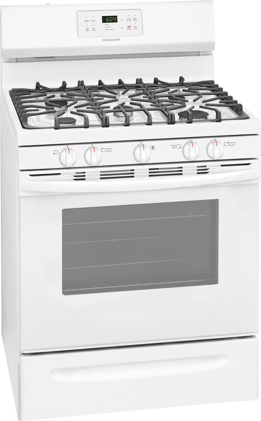 Cuisinière à gaz de 30 po Blanc-FFGF3054TW