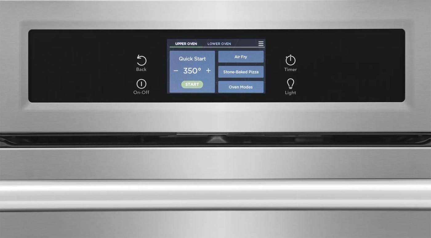 30" Double Wall Oven with Stone-Baked Pizza Stainless Steel-PCWD3085AF