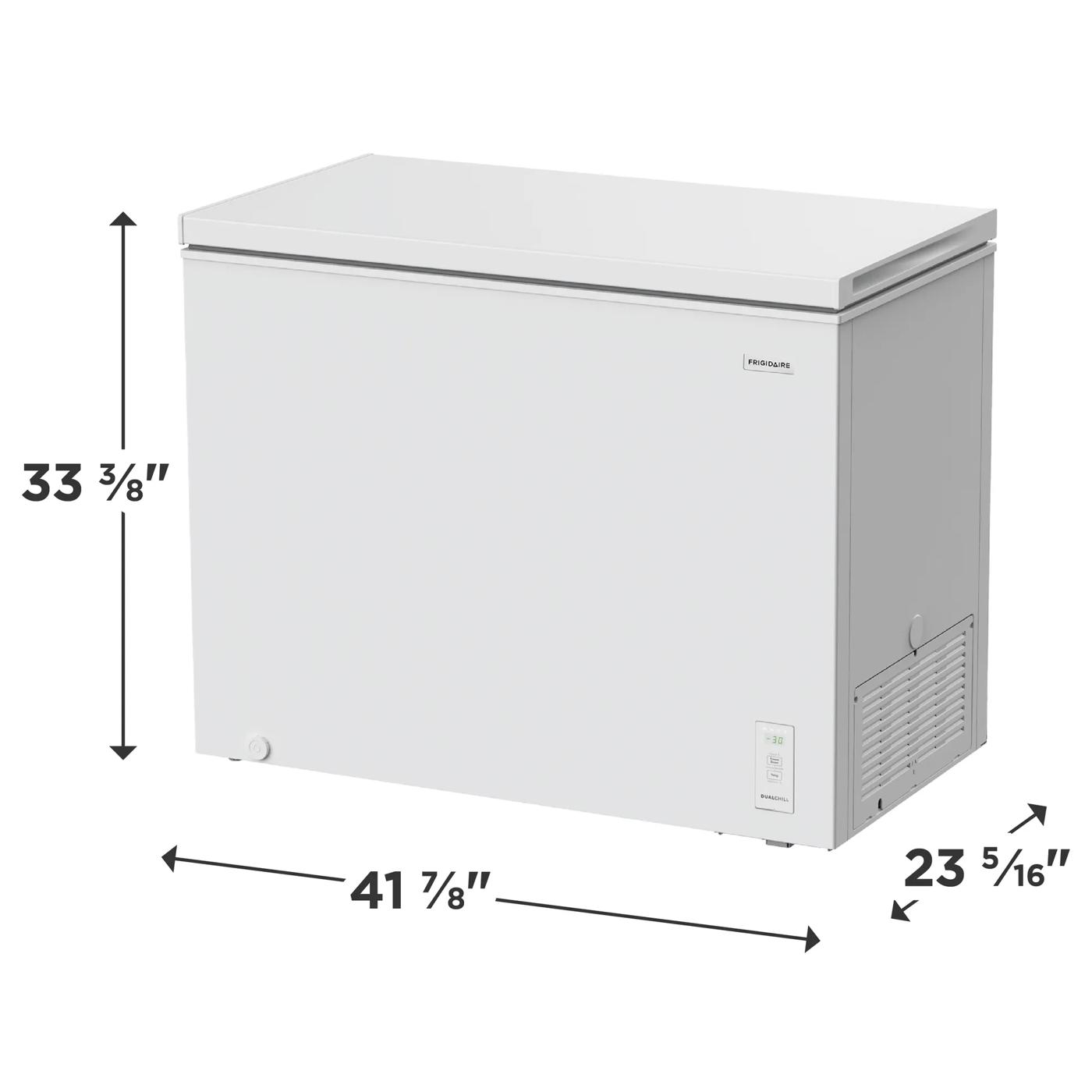 Congélateur horizontal de 10 pi³ prêt pour le garage Blanc-FFCS1062AW