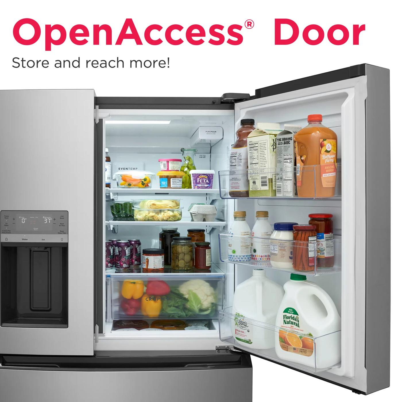 26 Cu. Ft. Standard-Depth 4-Door French Door Refrigerator Fingerprint-Resistant Stainless Steel Look-FRMS2733AV