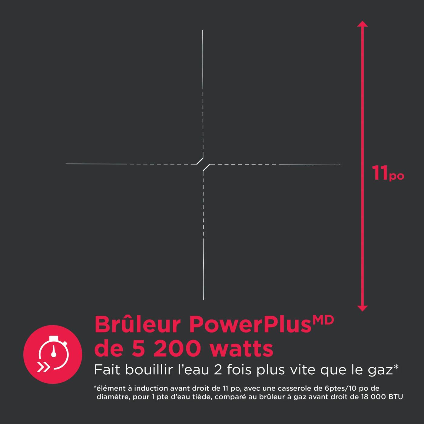 Table de cuisson à induction de 30 po Acier inoxydable-PCCI3080AF