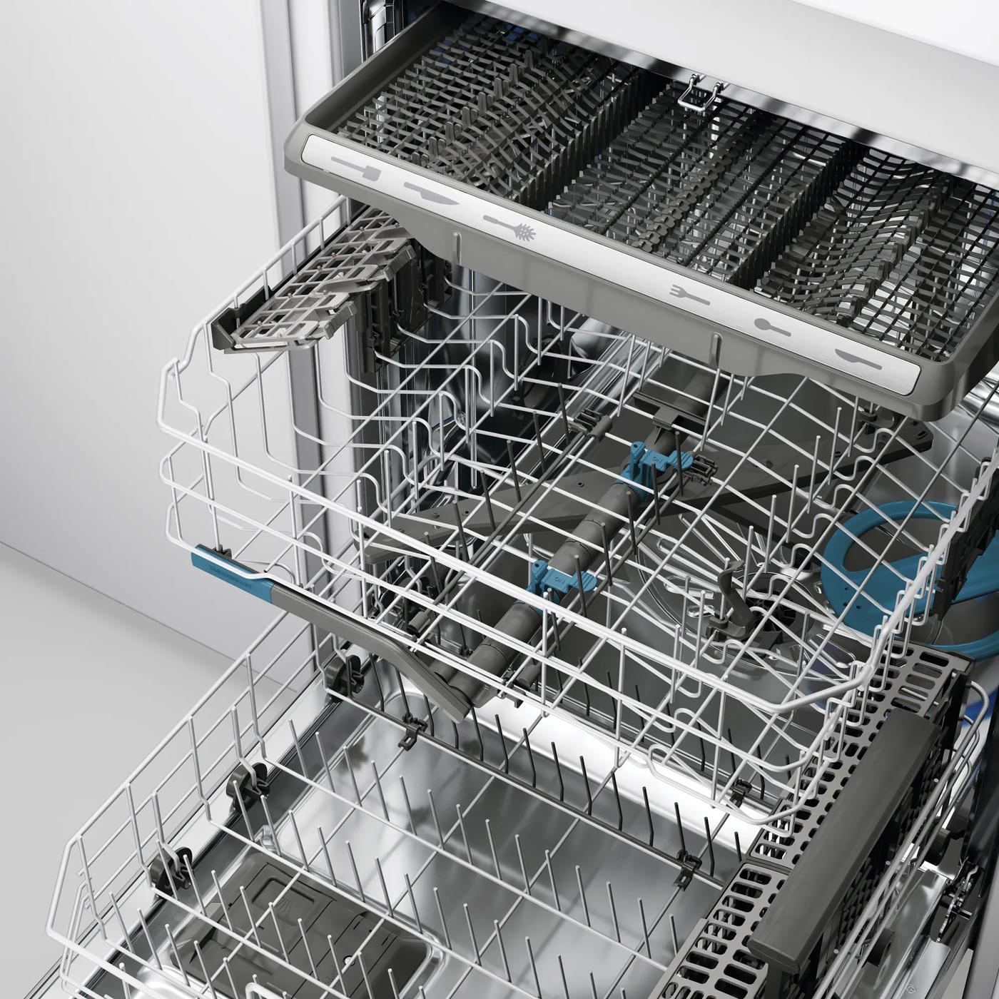 24" Stainless Steel Tub Built-In Dishwasher with CleanBoost™ Stainless Steel-GDSH4715AF