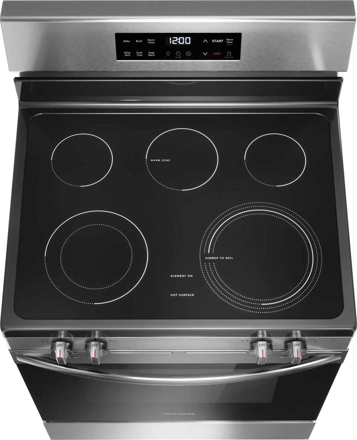 Cuisinière électrique de 30 po avec la cuisinière EvenTempMC Acier inoxydable-FCRE306CAS